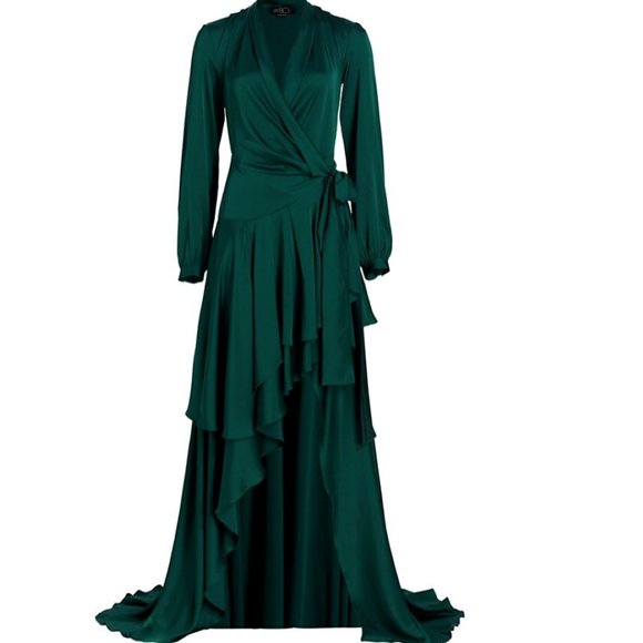 PatBO High Low Maxi Wrap Maxi Dress-NWT - Picture 1 of 9